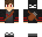 black skeleton archer boy