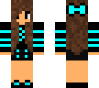 blue black girl