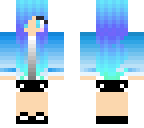cool blue girl