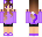 cute purple kitty