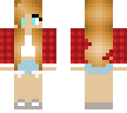 cute summer with plaid shirt