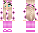 pink flower girl