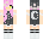 pink haired girl