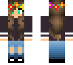rainbow skater girl