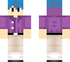 adrian rp skin with hoodie and blue hair