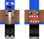 blue slime with domo sweater