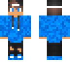 blue teen kid