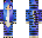 blue tiger girl