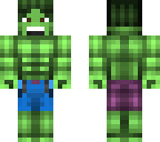 blueand purple pants hulk