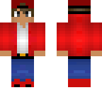 boy with red bomber