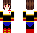 chara in papyrus's clothes