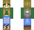 ghost town green girl