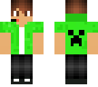 green gamer boy