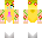 multi flower mermaid skin