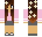 pink flower girl