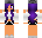 purple hair girl