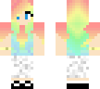 rainbow pastel girl