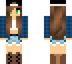 with a hat