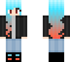 blue and orange hair