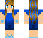 blue girl