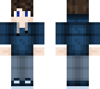 blue hoddie boy skin