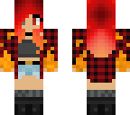 demon with fire hair