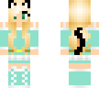 kittygirl in mint
