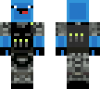 military blue slime black