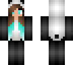 panda onesie girl