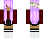 purple haired girl