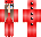 red  dino suit