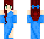 blue bride dress