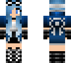 blue steampunk girl