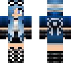 bue steampunk girl