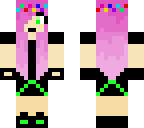 candy floss haired girl