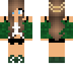 cute green girl