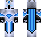 blu with knight armor on