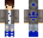 boy chibi adidas - blue edition