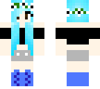 cool blue girl