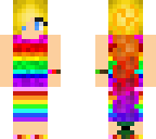 rainbow braid girl