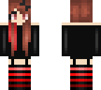 red haired goth