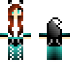 teal hoodie girl