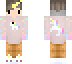 theis in a unicorn shirt with a horn