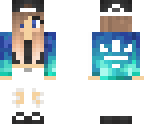 adidas blue girl edited hair
