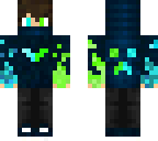 green v blue with creeper