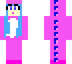 pink and blue dino