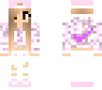 pink nike girl