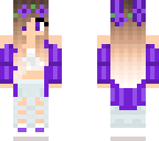 purple fall girl