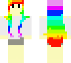 rainbow girl