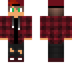 red dyed hair